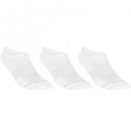 CALCETINES DE DEPORTE ARTENGO ADULTO CORTOS RS 500 BLANCO PAQUETE DE 3 PARES ARTENGO-PuntodeEjercicio-Todos los deportes