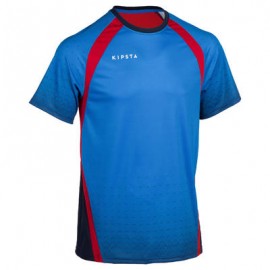 Camiseta de voleibol V500 hombre azul y rojo ALLSIX-PuntodeEjercicio-Hombre