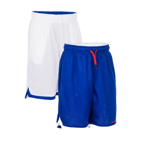 SHORT REVERSIBLE BÁSQUETBOL NIÑO/NIÑA INICIACIÓN/PERFECCIONAMIENTO AZUL BLANCO TARMAK-PuntodeEjercicio-Fin de temporada