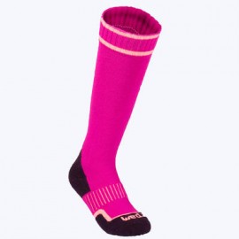 CALCETINES DE ESQUÍ NIÑOS 100 ROSA WEDZE-PuntodeEjercicio-Niños