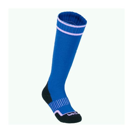 CALCETINES DE ESQUÍ NIÑOS 100 AZUL WEDZE-PuntodeEjercicio-Niños