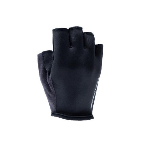 GUANTES DE CICLISMO DE CARRETERA HOMBRE CICLOTURISMO 100 NEGRO TRIBAN-PuntodeEjercicio-Fin de temporada