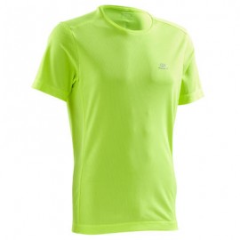 PLAYERA DE RUNNING PARA HOMBRE RUN DRY AMARILLO KALENJI-PuntodeEjercicio-Los más vendidos