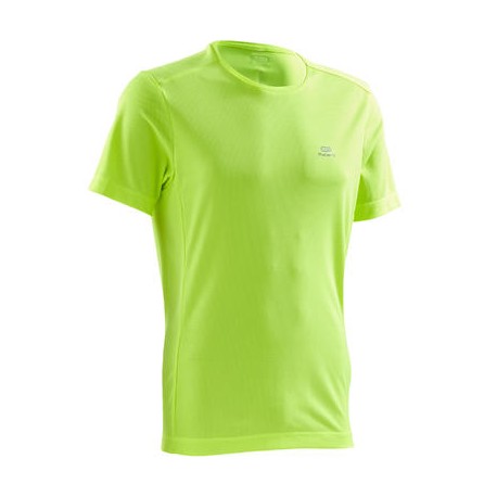 PLAYERA DE RUNNING PARA HOMBRE RUN DRY AMARILLO KALENJI-PuntodeEjercicio-Los más vendidos