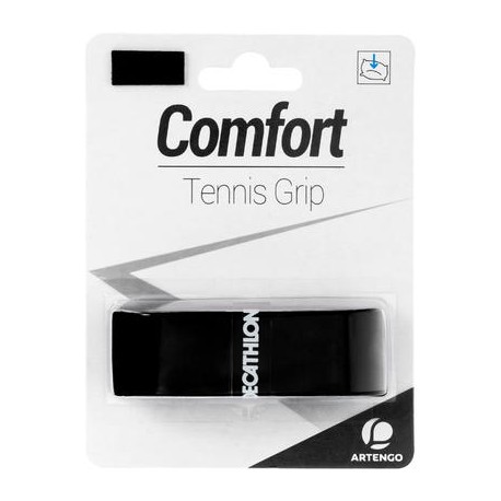 GRIP DE TENIS CONFORT NEGRO ARTENGO-PuntodeEjercicio-Todos los deportes