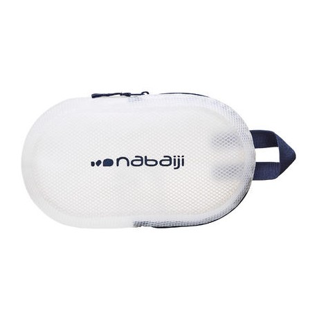 BOLSITA DE NATACIÓN IMPERMEABLE 100 3 LITROS AZUL Y BLANCO NABAIJI-PuntodeEjercicio-Todos los deportes